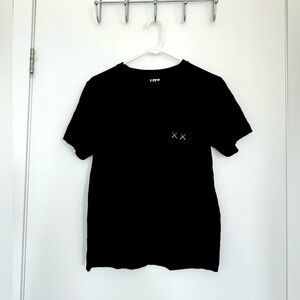 Uniqlo Black Kaws T-Shirt